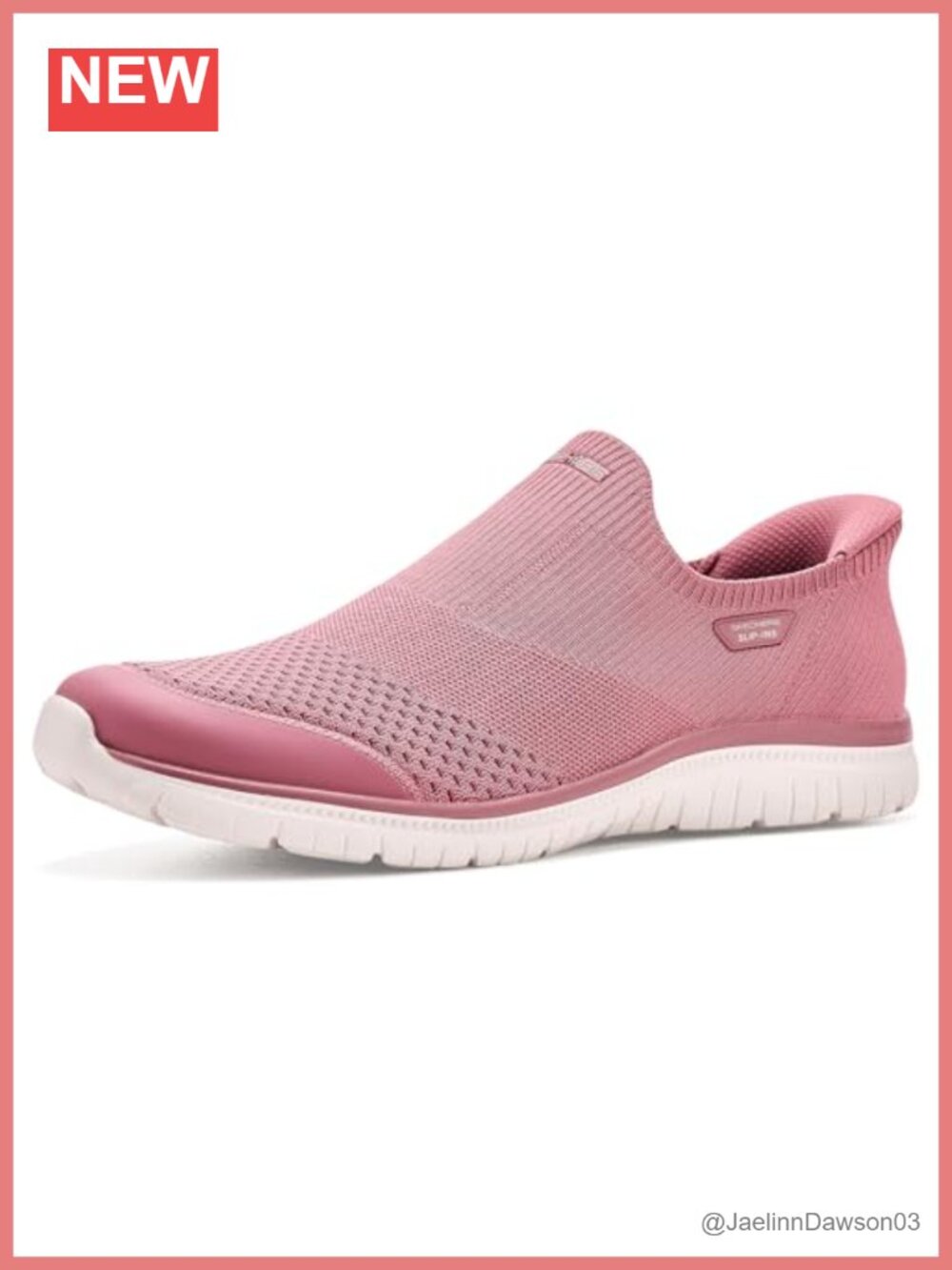 Skechers Hands Free Slip-in Hiking Shoes Round Toe Bungee